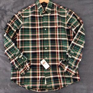 Polo by Ralph Lauren Classic Fit Green Plaid Shirt